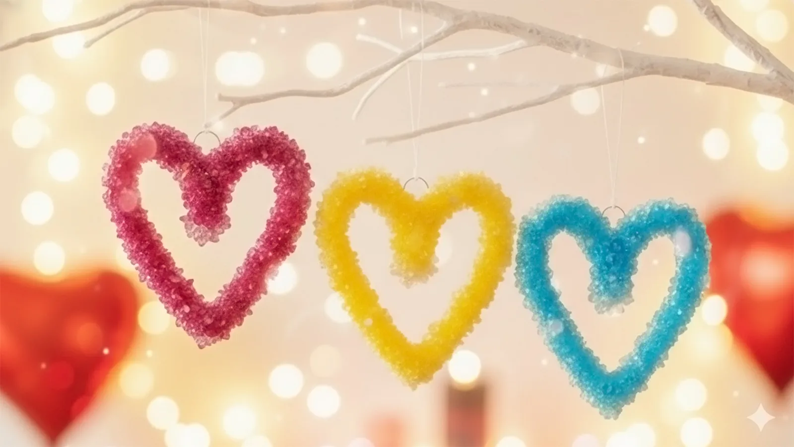 バレンタインもぴったり“ハート型のボラックス結晶”とは？魅力から作り方まで紹介