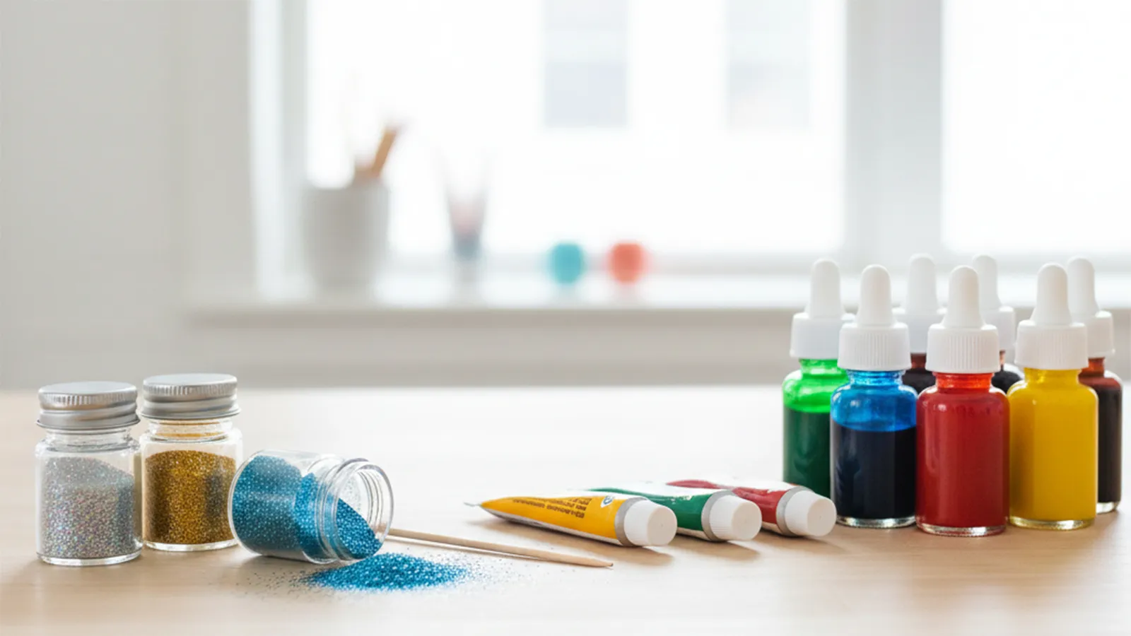 着色オプション（食紅・液体水彩・ラメ）