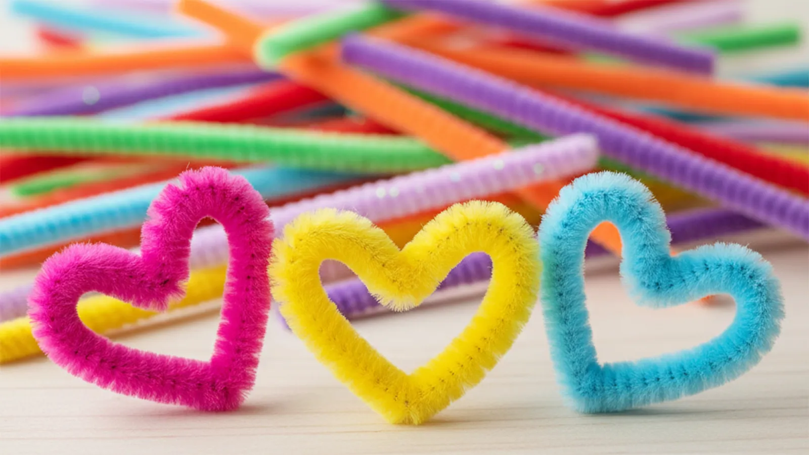 モール（ワイヤー入りパイプクリーナー）の色・太さ・硬さ