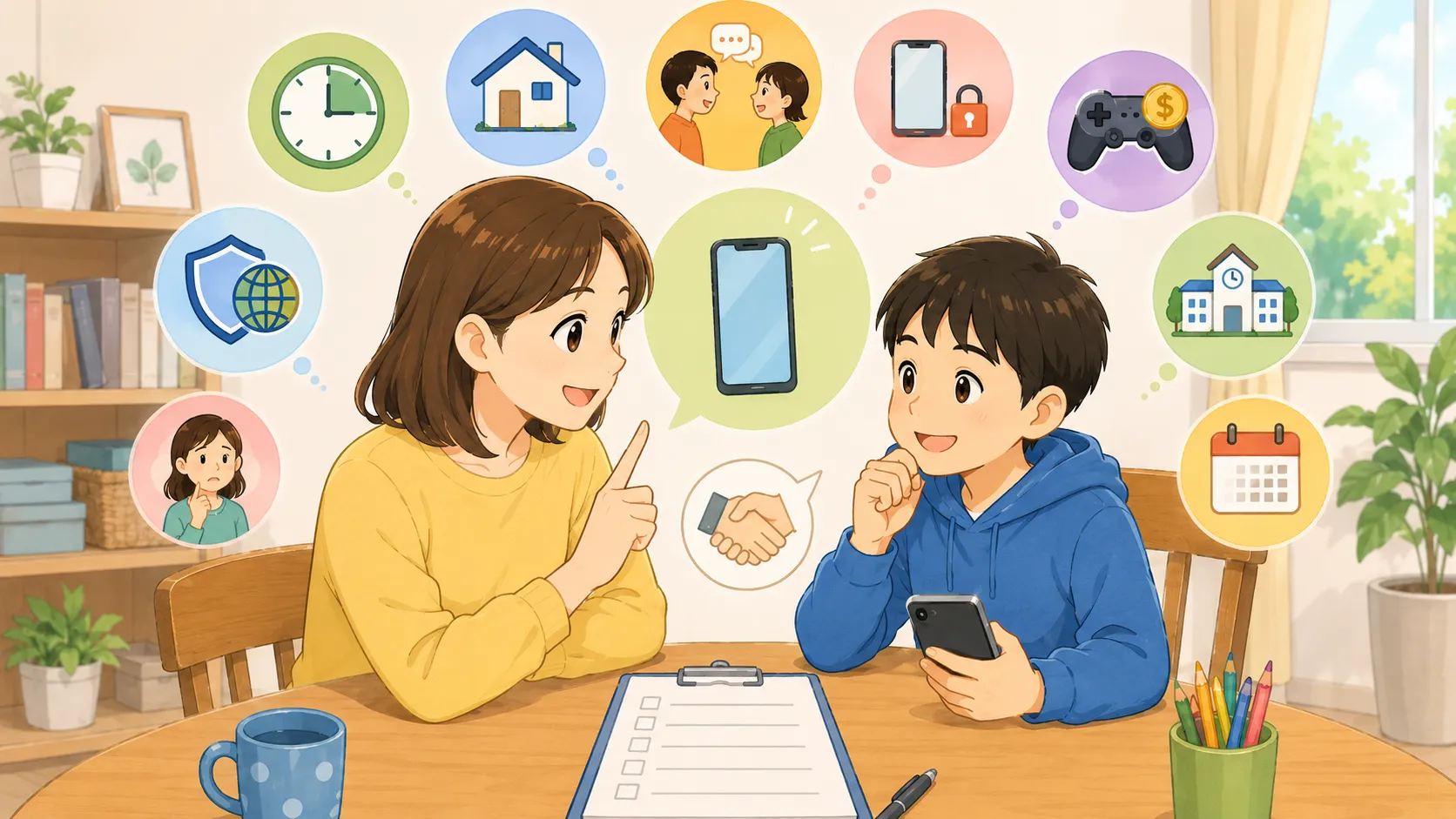 子どもに初めてスマホを持たせる前に決めること【2026】