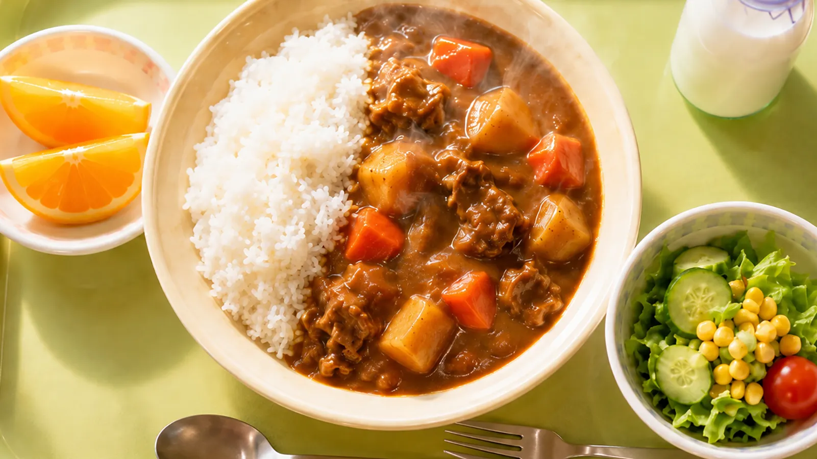 カレーライス──世代を超えて親しまれる給食の定番