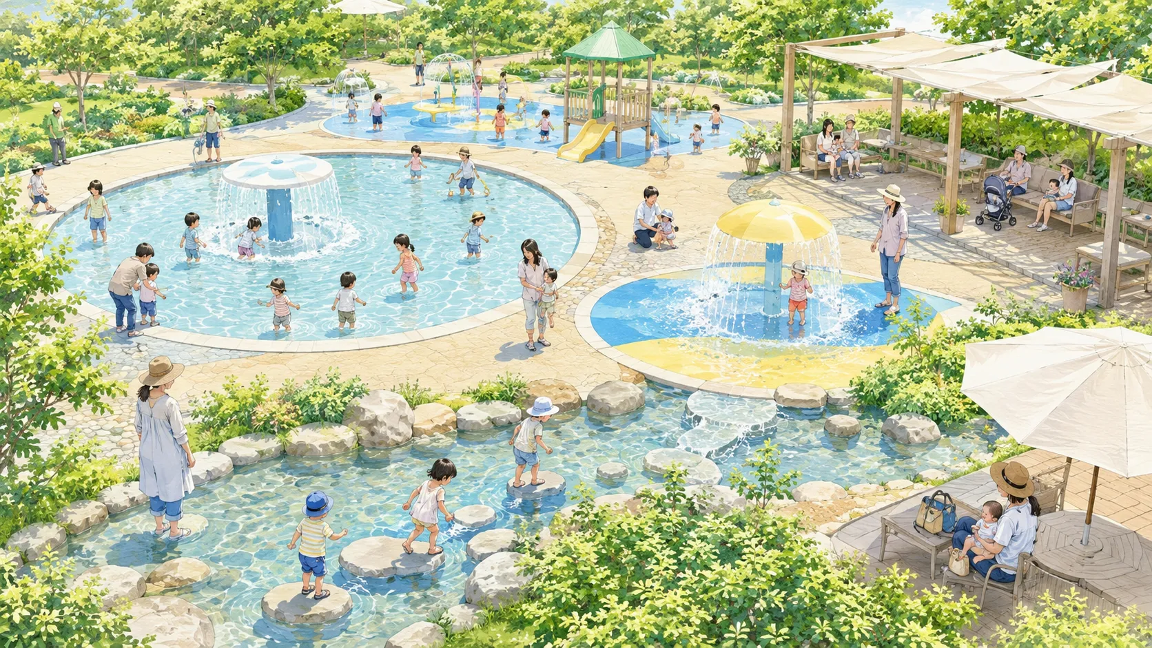 【2026年】東京近郊の水遊びスポット9選|乳幼児向け比較