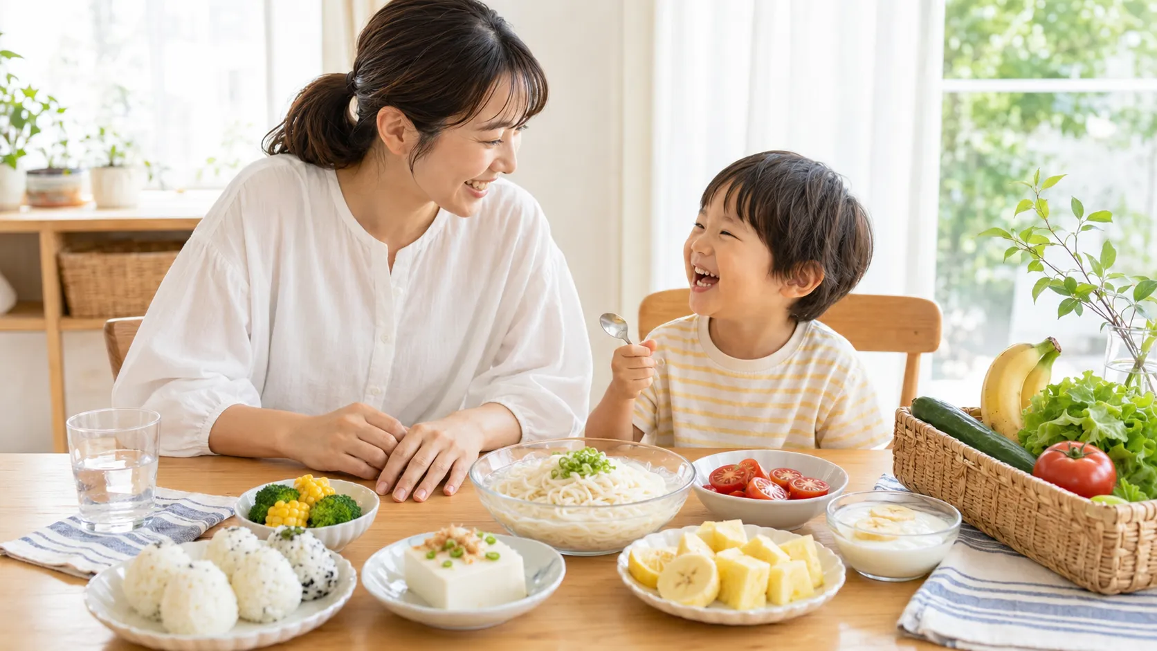 夏休みの幼児の昼ごはん|火を使わない時短レシピと食支援 夏休みの幼児の昼ごはん|火を使わない時短レシピと食支援
