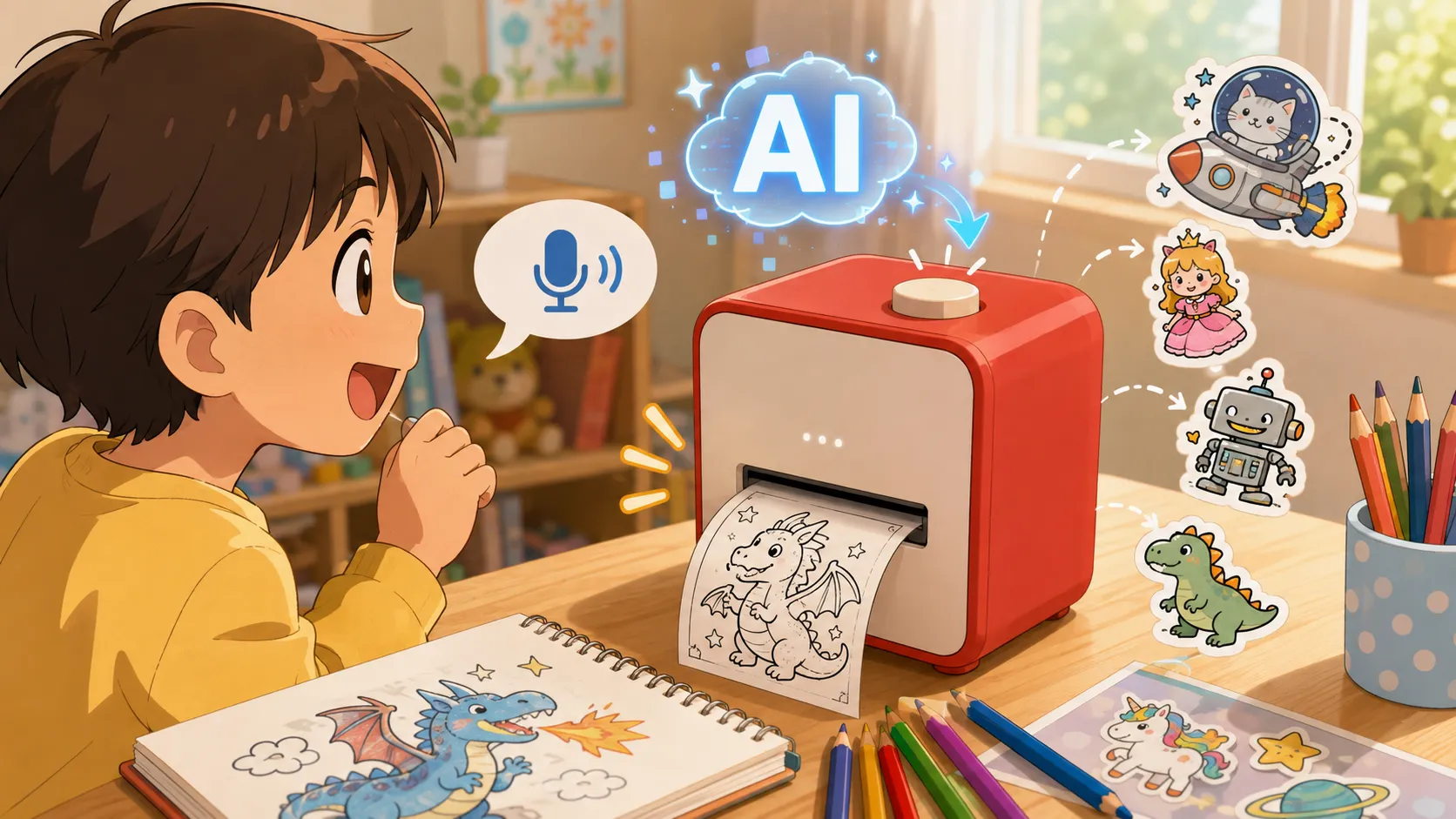 子どもの声がAIでシールに?「Stickerbox」の安全性・仕組み・日本販売を解説 子どもの声がAIでシールに?「Stickerbox」の安全性・仕組み・日本販売を解説