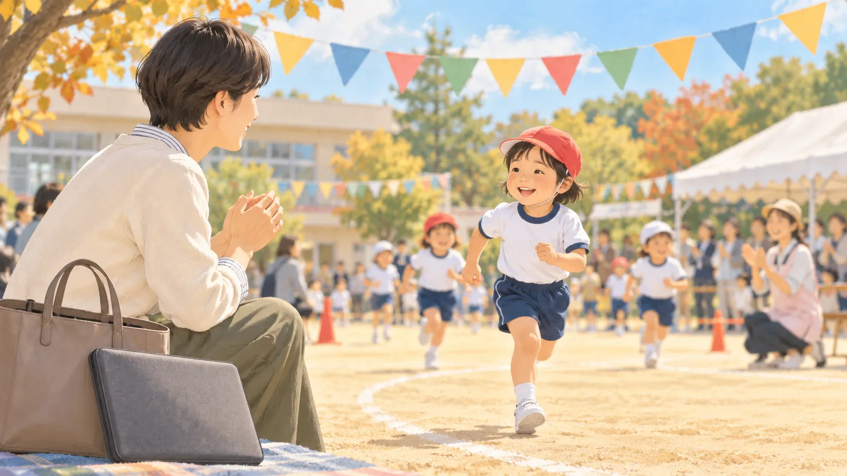 運動会は「子の看護等休暇」で休める?入園式・健診との違いと会社への確認文例 運動会は「子の看護等休暇」で休める?入園式・健診との違いと会社への確認文例